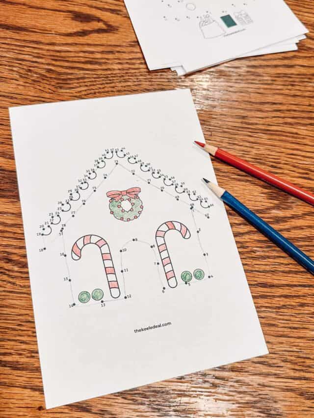 Christmas Dot to Dot Free Printables